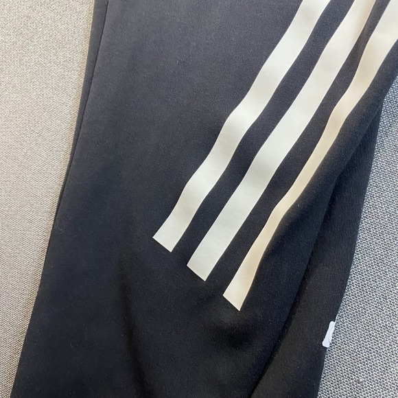 Adidas Future Icons Black Pants Joggers Tapered Fit  Men's Medium - Picture 3 of 14